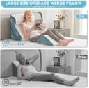Thumbnail 1 de Kingfun 4-Pc Orthopedic Wedge Pillow Set ⚙️