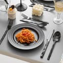 Thumbnail 6 de KINGSTONE Black 20-Piece Flatware Set with Diamond Cut Pattern 🍽️