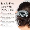 Thumbnail 1 de Kitsch Detangler Brush flexible detangler for curly hair 🎧