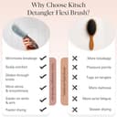 Thumbnail 2 de Kitsch Detangler Brush flexible detangler for curly hair 🎧