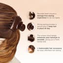 Thumbnail 2 de Kitsch Plastic Puffy Claw Clip 3.15" for Thick Hair 🎀