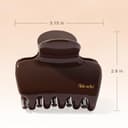 Thumbnail 3 de Kitsch Plastic Puffy Claw Clip 3.15" for Thick Hair 🎀