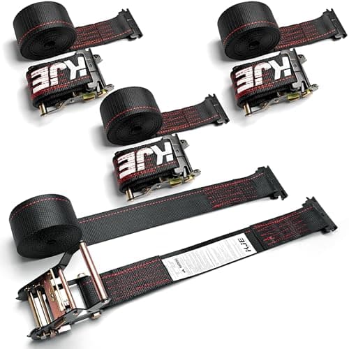 KJE E-Track Ratchet Straps, 4-Pack ⚙️