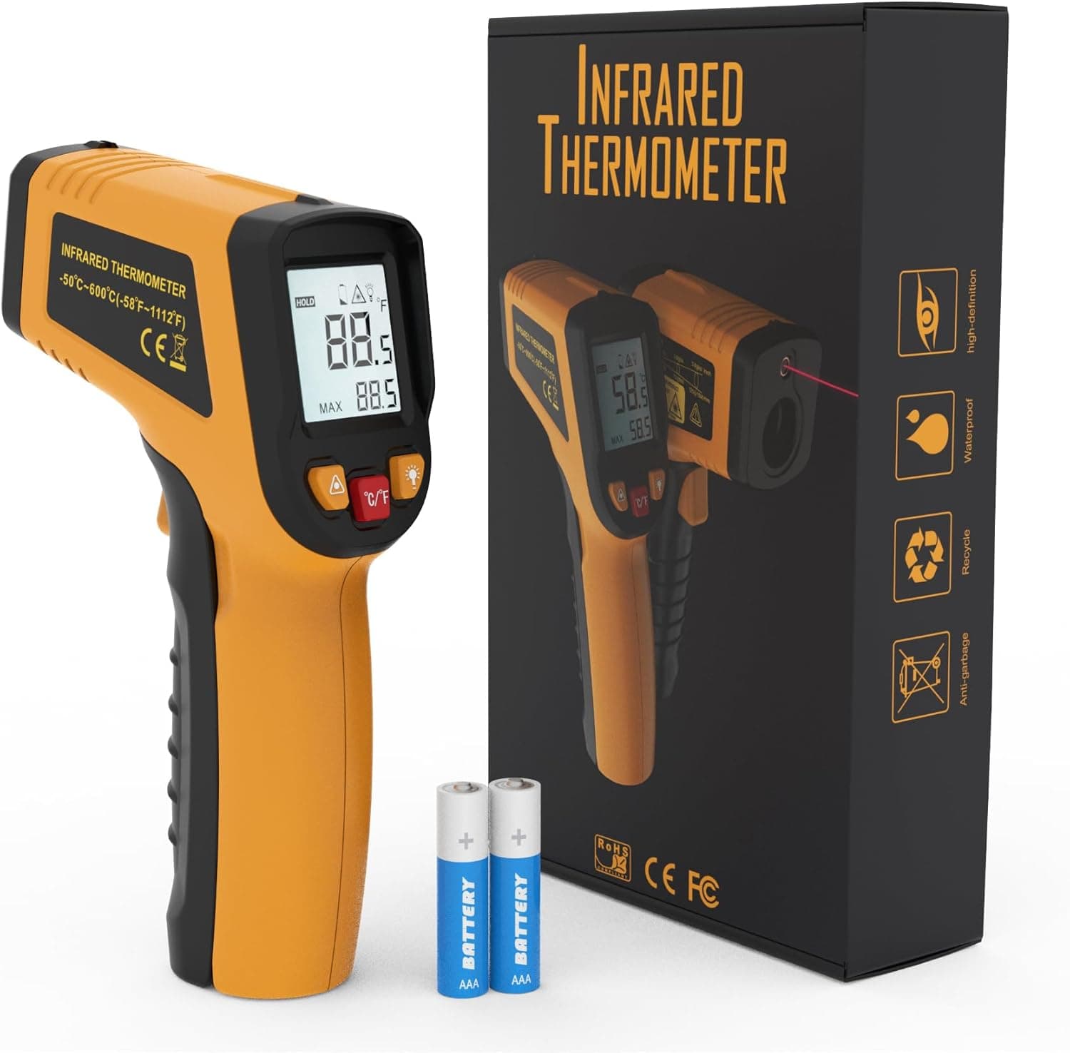KNINE OUTDOORS Infrared Thermometer 1112°F 📷