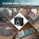 Thumbnail 5 de K KNODEL Sturdy Car Trunk Organizer with Cooler 3 Compartments 🚗