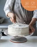 Thumbnail 5 de Kootek Aluminium Alloy Revolving Cake Stand 12" 🍰