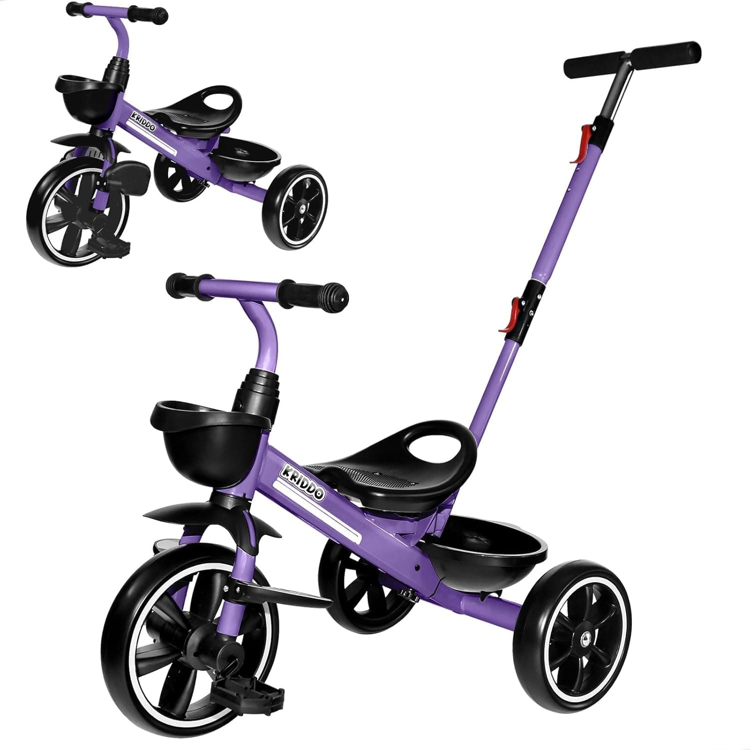 KRIDDO 2-in-1 Toddler Tricycle 18 Months 🎲