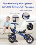 Thumbnail 1 de KRIDDO Kids Tricycle for 2–4 Years 🚲