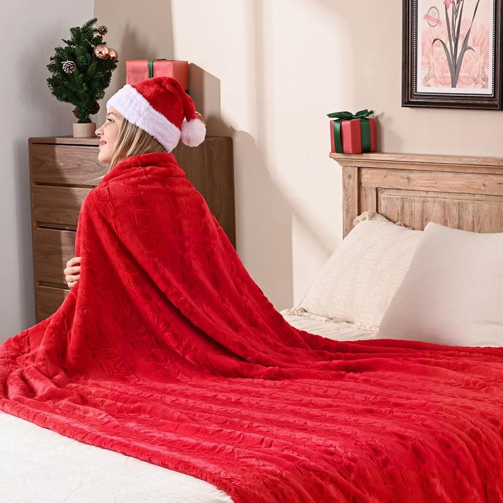 Krifey Oversized Faux Fur Blanket 60" x 80" 🛏️