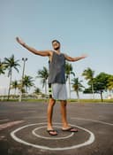 Thumbnail 1 de KuaiLu Leather Yoga Mat Flip Flops with Arch Support 👣