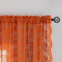 Thumbnail 2 de Lace Terracotta Curtains 52x96 in Light-Filtering Rod Pocket Curtains 🏠