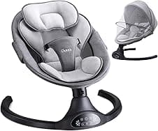 LAREX Baby Swing 5 Speeds, Bluetooth & Remote 👶