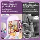 Thumbnail 2 de Large Claw Machine for Kids 1 Mini Arcade Game 🎮