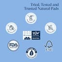 Thumbnail 5 de Large Organic Sanitary Pads, 48ct 📷