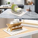 Thumbnail 5 de Large Stone Dish Drying Mat 24" eco mat 🧽