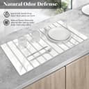 Thumbnail 2 de Large Stone Dish Drying Mat 28" Marble 🧽