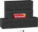 Thumbnail principal de Large Storage Cubes 13 Inch Cube Bins for Shelves 🧺