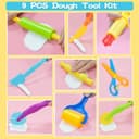 Thumbnail 2 de LCY WEDSHI Dough Tool Set 9 pcs for Kids 🎨