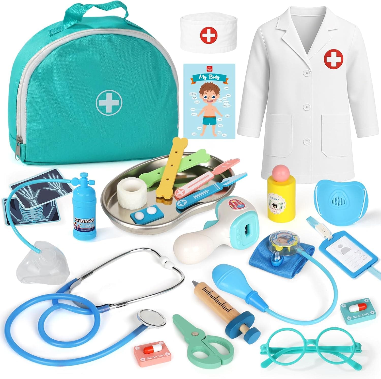Lehoo Castle Doctor Kit for Toddlers 3-5 🧸