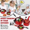 Thumbnail 1 de Lehoo Castle Play Kitchen 12-Piece Set 🍽️