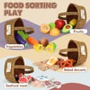 Thumbnail 1 de Lehoo Castle Wooden Play Food Set for Toddlers 🍎