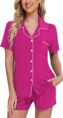 Thumbnail 1 de Leikar Womens Button Down Pajama Set — Bride Sleepwear 👗