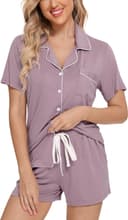 Thumbnail 2 de Leikar Womens Button Down Pajama Set — Bride Sleepwear 👗