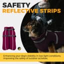 Thumbnail 3 de Lelepet Dog Coat with Harness Built In Water-Resistant Pink 3XL 🐶