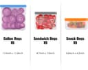 Thumbnail 6 de Lerine 1 Gallon Reusable Freezer Bags 6-Pack 🥫