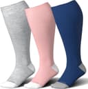 Thumbnail 2 de LEVSOX Wide Calf Compression Socks 15-20mmHg 🧦