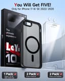 Thumbnail 1 de LeYi iPhone SE case with screen protectors 2x 📱