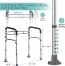 Thumbnail 1 de Lianjindun Toilet Safety Rails 300 lb 🚽