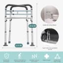Thumbnail 3 de Lianjindun Toilet Safety Rails 300 lb 🚽