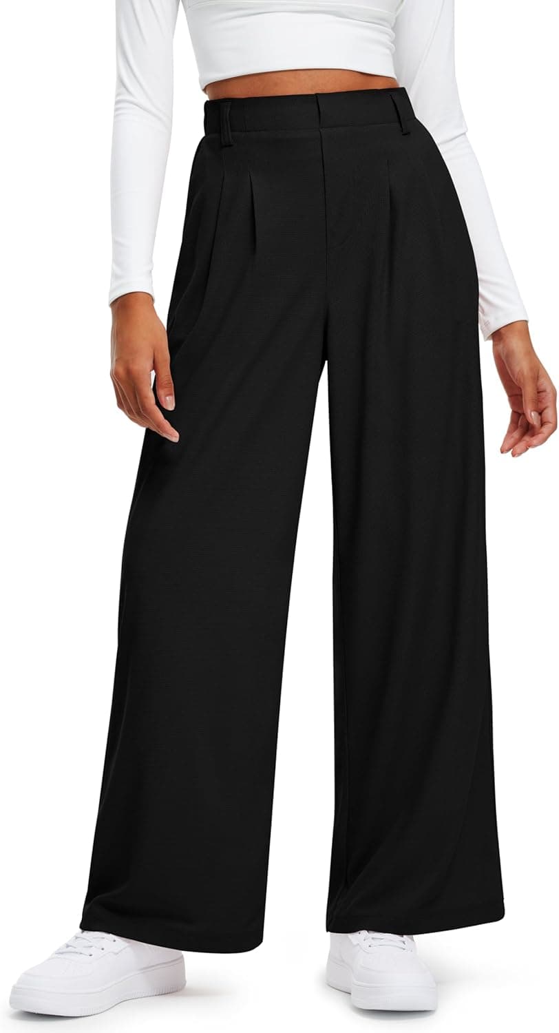 Libin Women's Wide Leg Pants 27" high-waisted trousers 👖