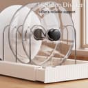 Thumbnail 3 de LICRUGU Pots and Pans Organizer 7 dividers 🍽️