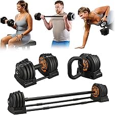 Lifepro Adjustable Dumbbells Set 55 lb 🏋️