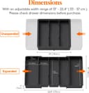 Thumbnail 1 de Lifewit Utensil Organizer Expandable 13"-22" Drawer 🧰