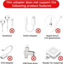 Thumbnail 1 de Lightning to USB‑C Adapter 4 Pack, Charging/Data 📱