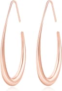 Thumbnail 2 de Lightweight Teardrop Hoop Earrings for Women – 14k Gold Plated ⌚