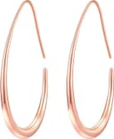 Thumbnail 4 de Lightweight Teardrop Hoop Earrings for Women – 14k Gold Plated ⌚