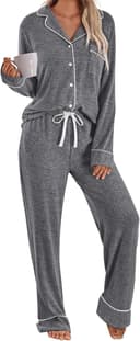 Thumbnail 2 de LILLUSORY Women's Long Sleeve Pajama Set — Drawstring Pants 🛌