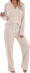 Thumbnail 3 de LILLUSORY Women's Long Sleeve Pajama Set — Drawstring Pants 🛌