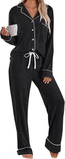 Thumbnail 4 de LILLUSORY Women's Long Sleeve Pajama Set — Drawstring Pants 🛌