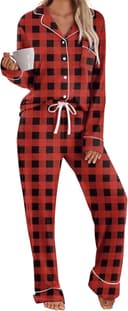 Thumbnail 5 de LILLUSORY Women's Long Sleeve Pajama Set — Drawstring Pants 🛌