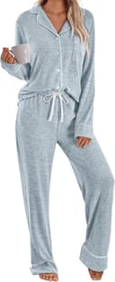 Thumbnail 6 de LILLUSORY Women's Long Sleeve Pajama Set — Drawstring Pants 🛌