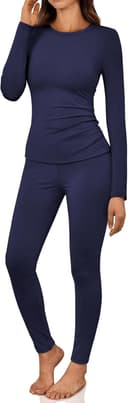 Thumbnail 1 de LILLUSORY Womens Thermal Long Johns Fleece-Lined Leggings 🧥