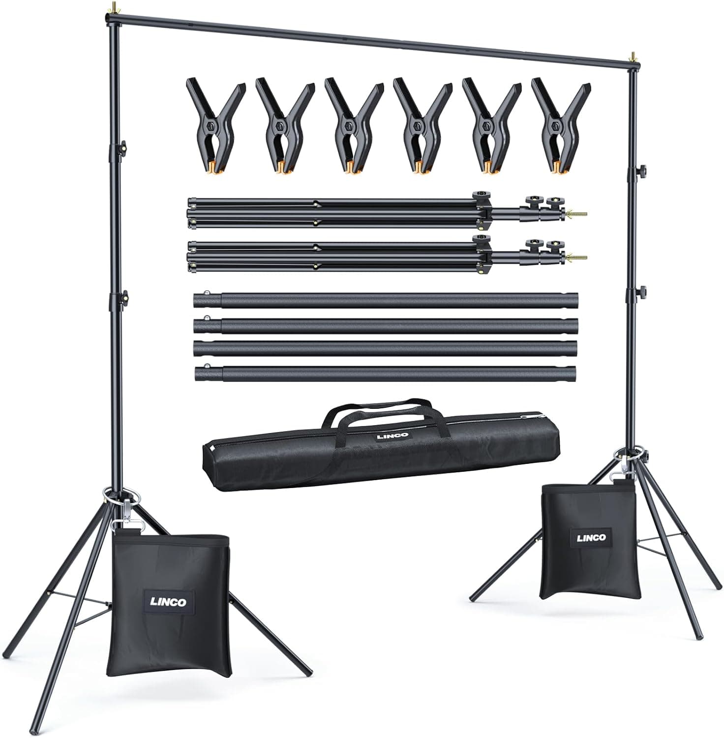 LINCO Backdrop Stand Kit 10x7 ft backdrop support 📷