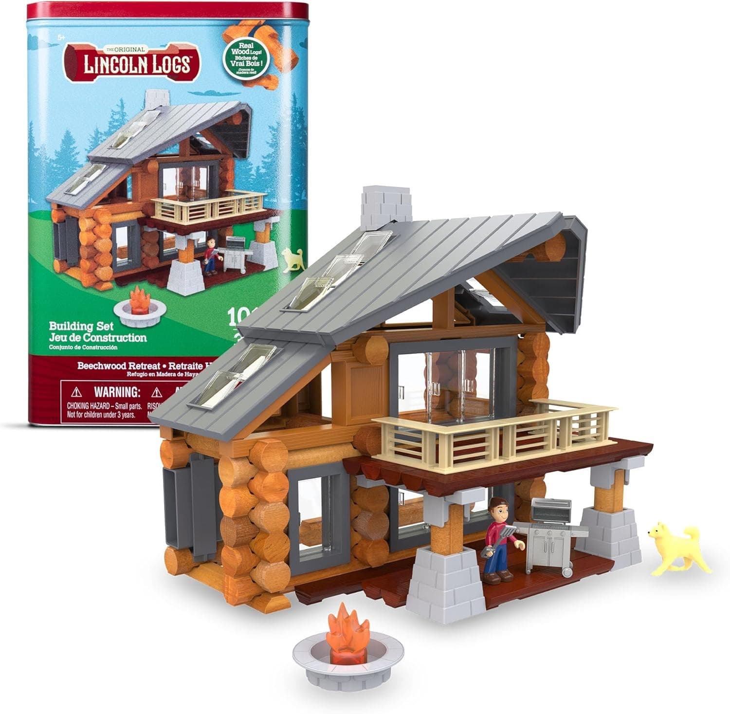 Lincoln Logs Beechwood Retreat building set 🧱