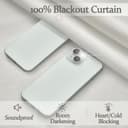 Thumbnail 2 de Linen Blackout Double Layer Curtains 72" L 🪟