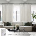 Thumbnail 6 de Linen Blackout Double Layer Curtains 72" L 🪟